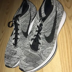 Grey Nike Flyknit Racers